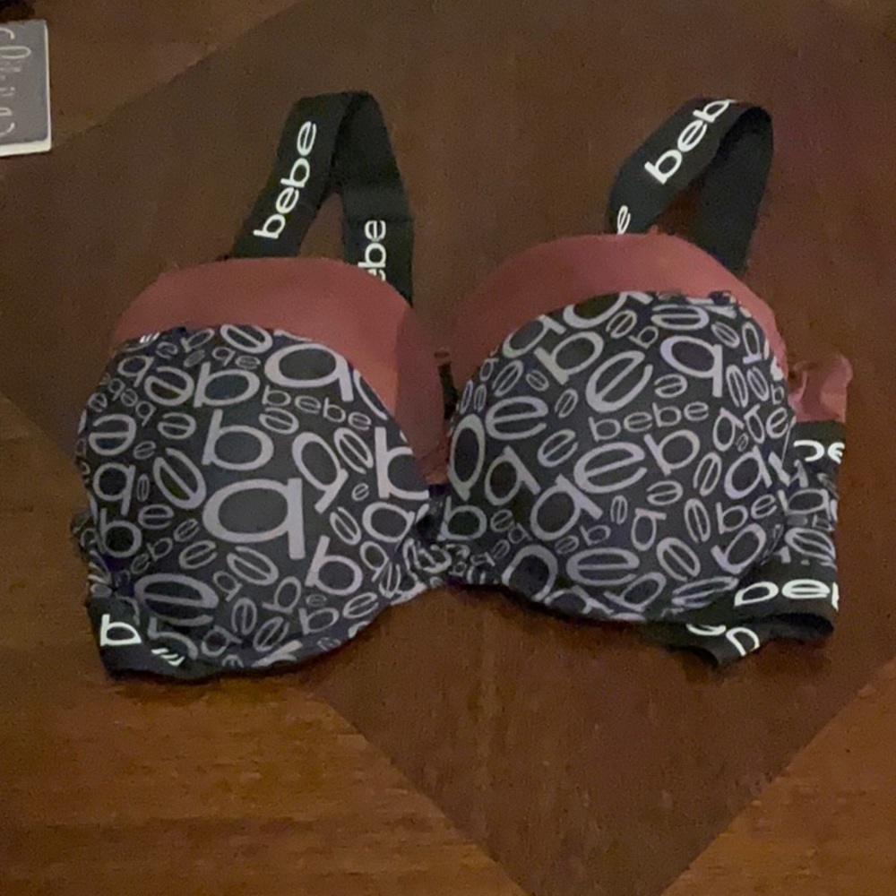 BEBE 2pc padded push up bra 34C